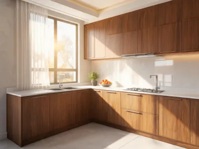 Residential kitchen countertops